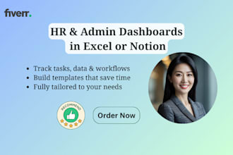 organize your workflow in excel or notion dashboards