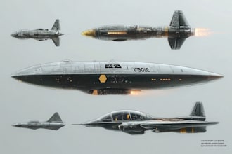 create a spaceship or vehicle design for you