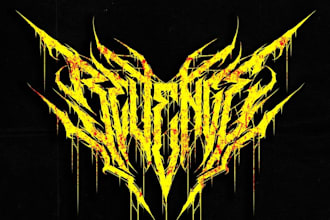make custom death metal logo for your band