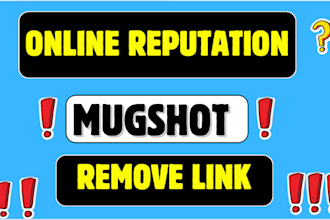 remove bad reputation, mugshot online reputation management bad links, articles