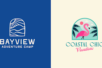 create  ecommerce, travel, real estate, finance, logo design