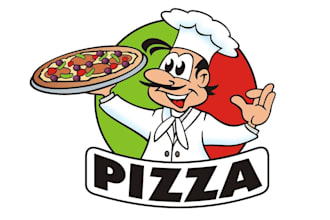 design high quality pizza t shirt logo with my fastest delivery