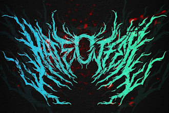 design heavy metal or extreme metal logo for your band