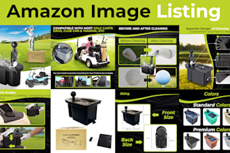 do amazon listing images design, amazon infographic, product listing images