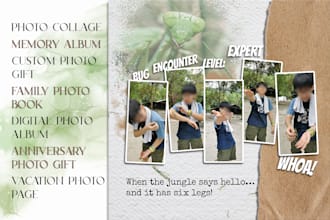 design a creative and personalized digital photo album