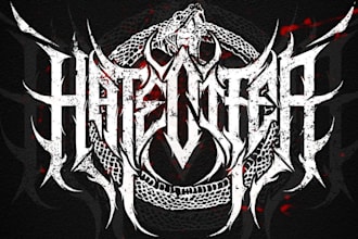design death metal,deathcore logo for your band
