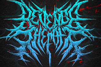 create amazing metal font and various font logo style
