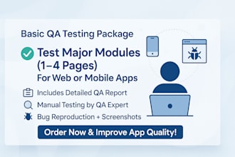 manually test your software, web application or mobile app