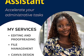 be your executive virtual assistant or personal assistant