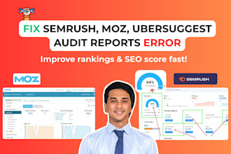 fix semrush moz ubersuggest SEO audit reports