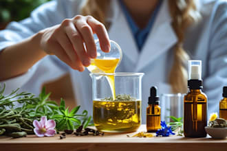 make cosmetic formulation from organic materials