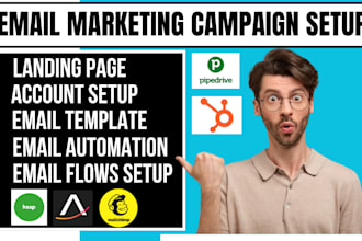 do email marketing campaign via apptivo mailchimp keap pipedrive zoho hubspot
