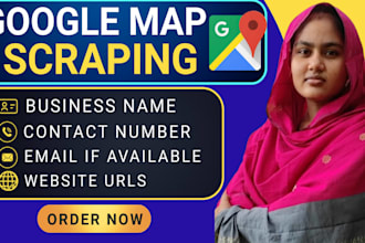 scrape google map and make a business list for you, b2b data extraction