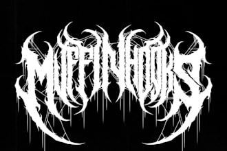 create black metal logo bands