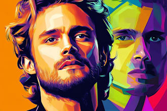 make a beautiful wpap pop art portrait