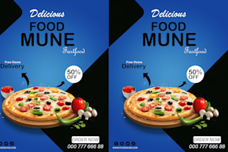 make a modern flyer, leaflet design for your business