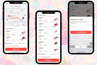 develop taxi app taxi booking app uber app rideshare app cab booking app