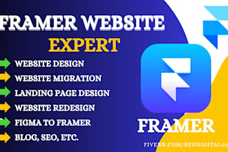 do framer website, clone figma to framer, do framer redesign, framer blog, SEO