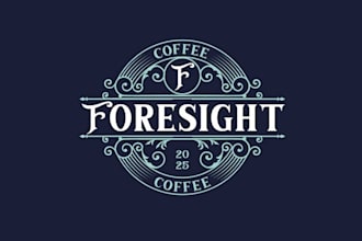 design awesome foresight coffee logo