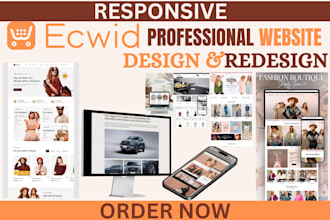build ecwid website design store redesign ecwid store seo website builder