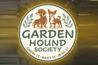 design garden hound society logo