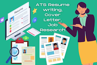 write and upgrade your resume, cv, cover letter, linkedin
