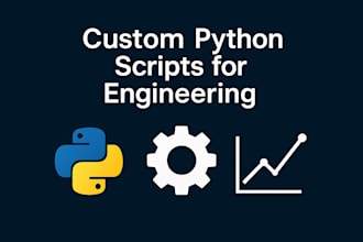 create custom python scripts for mechanical and structural engineering