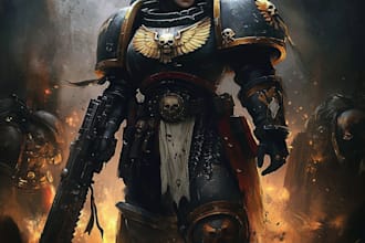 made a warhammer 40k character depending on your concept
