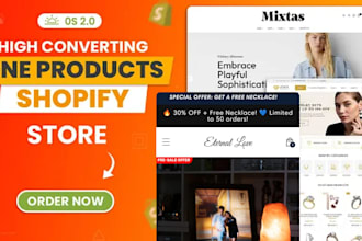 build a high converting shopify store ready to sell