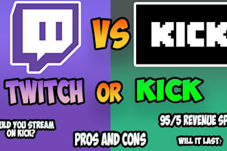 organically kick twitch promotion channels to bring lives viewers and follower