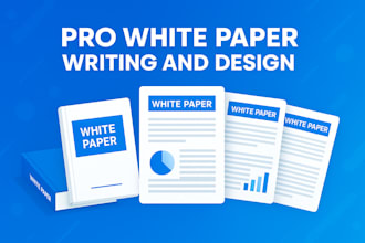 write and design white paper, flyer, booklet, PDF for crypto nft ico blockchain