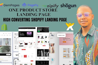 create shopify coming soon page or product landing page using pagefly