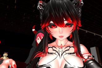 create vrchat avatar vrc avatar femboy avatar vr character 3d vtuber model