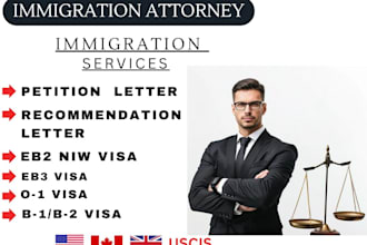 write recommendation letter and expert opinion for eb2 niw eb1a o1 visa
