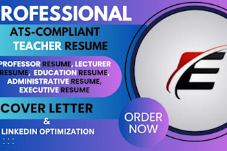 write teacher resume, adjunct instructor cv, lecturer cv, professor cv writing