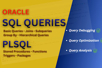 write complex sql query, procedures, functions and triggers