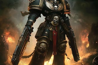 make a dream warhammer 40k figure from your own thoughts