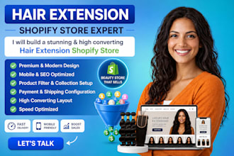 hair extension shopify store hair store beauty website wix hair extension site