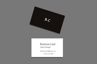 design professional business cards and modern website UI in figma