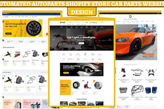 design auto parts shopify automotive car part store auto parts ecommerce website