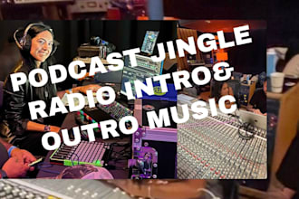sing your podcast theme jingle, kids podcast intro, tv jingle, kids jingle outro