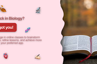 teach or tutor you biology