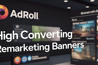 design high converting remarketing banners for your adroll campaigns