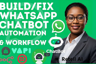whatsapp ai chatbot n8n whatsapp automation twilio sms retell ai agent voice bot