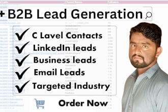 find contact information b2b leads list prospect list and email address finder