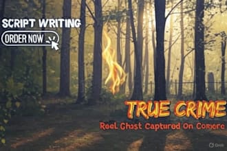 write true crime script and bodycam podcast script