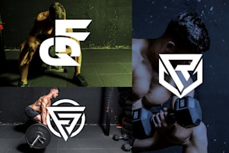 make trendy gym athlete and fitness brand logo or any graphics design