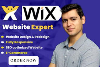 design or redesign wix website wix studio website and wix expert online store