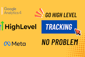 setup go high level request quote and scheduling ga4,conversion track