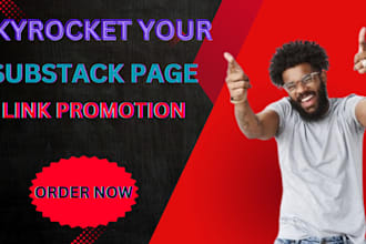 do organic substack promotion, substack page link promotion to active audience